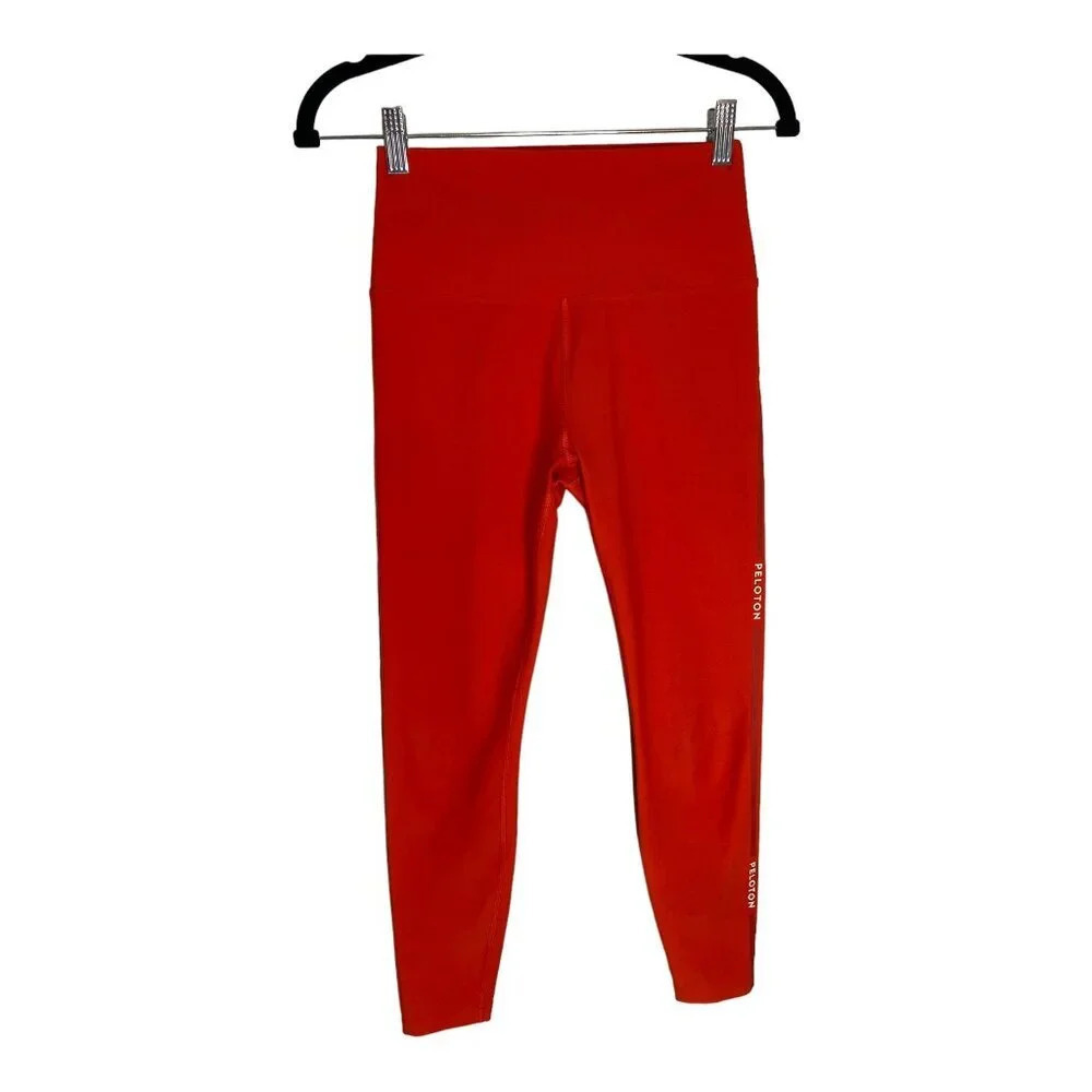 Peloton Cadence High Rise Orange Leggings-sz Small